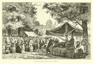 मार्केट टाउन, नीदरलैंड, 9 वीं शताब्दी द्वारा विलेम II स्टीलिंक